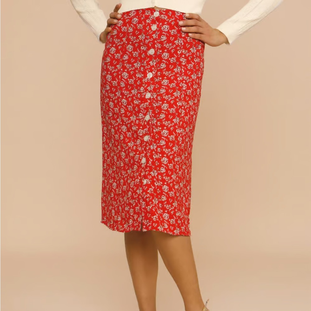 NWOT. Rouje ELIOT skirt. Size 36. Rosita rouge color